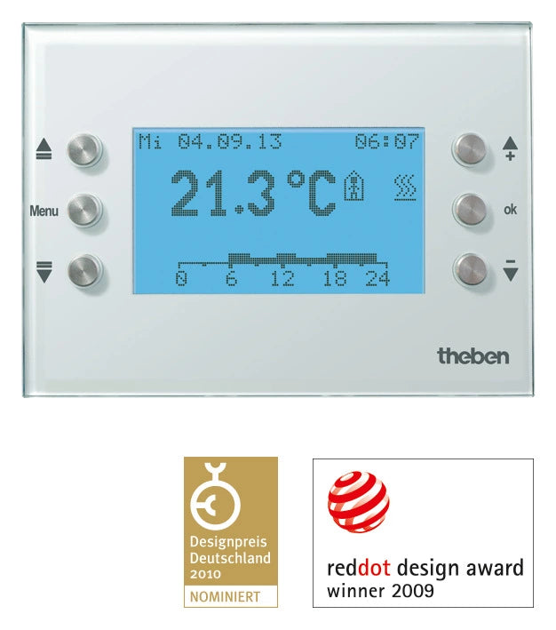 THE 8269210 Ecran multifonctions VARIA 826 S KNX blanc