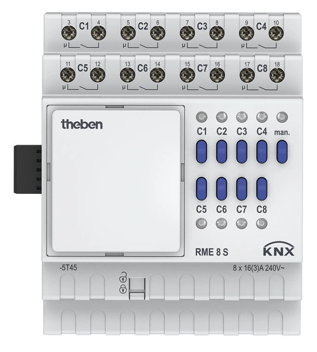 THE 4930225 Module d'extension 8 contacts RME 8 S KNX