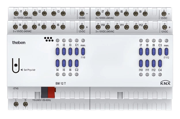 THE 4940235 Module 12 entrées binaires BM 12 T KNX