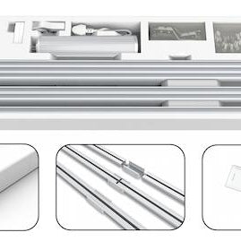 PH-K8X1 Kit motorisation rideau 5 fils avec tringle 8 mètres